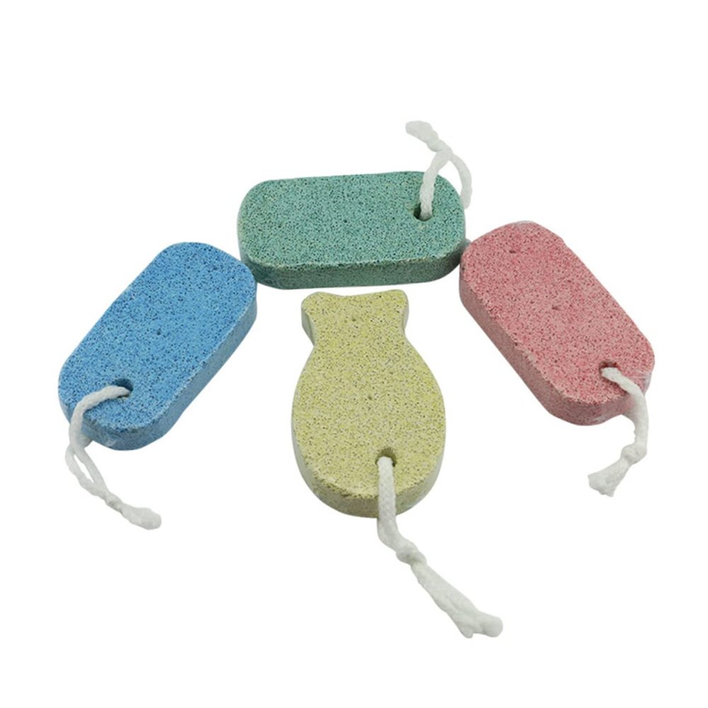 BIUDECO 1pcs Callus Remover Tool for Feet Natural Foot File Pumice Stone Pedicure Scrubber Random Style