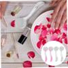 BIUDECO 12pcs Nail Brush with Non-skid Handle for Nail Cleaning Includes Soft and Stiff Bristles for Fingernail and Toenail Care Portable Design for Home and Travel view 2