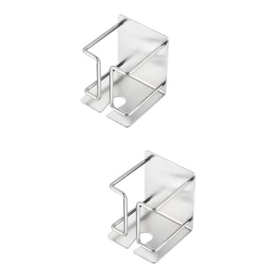 BIUDECO 2pcs Razor Holder Stand for Shower Metal Electric Razor Holder Effortless Wall Mount Perfect Present