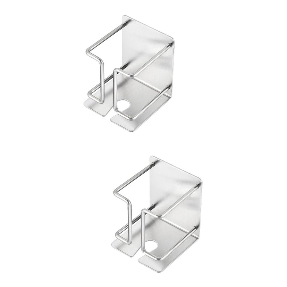 BIUDECO 2pcs Razor Holder Stand for Shower Metal Electric Razor Holder Effortless Wall Mount Perfect Present