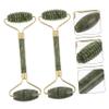 Gogogmee 2pcs Jade Roller Massager for Face Body Gua Stones for Facial Treatment Neck Eye Massage Compact and Portable Beauty Tool for Travel Enhances Blood Circulation and Skin Firmness view 3