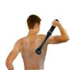IWOWHERO DIY Grooming Electric Shaver Back Hair Removal Razor Men's Body Shaver Black view 3