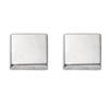 BIUDECO 120pcs Empty Square Stainless Steel Pans for for Pressing Eyeshadows Blushers and Powders Makeup Tins view 2