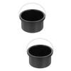 BIUDECO 2pcs Non-stick Aluminum Wax Melting Pot Practical Inner Bowl for Waxing Wax Heater Accessory for Salons and Spas Easy to Clean and Use Black Color view 1
