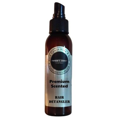 Black Canyon Home and Body Payden's Cobalt Cashmere & Oakmoss For Men Scented Hair Detangler with Argan Oil, 4 Oz