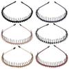 Framendino, 6 Pack Metal Head Bands Crystal Headband Teeth Comb Hairbands Hair Hoop Rhinestone for Women Accessories view 1