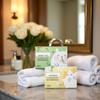 200 Sheets Oil Absorbing Sheets for Face, Makeup Blotting Paper Oil Blotting Sheets, Oil Blotting Sheets for Face Soft Oil Unisex Blotting Papers for Oily Care (Green tea+Gardenia) view 3