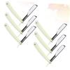 BIUDECO 6pcs Manual Beard Shaver Safe Hair Shaving Tools for Men White Barber Razor Holder for Easy and Clean Grooming for Beard and Eyebrow Care view 2