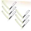BIUDECO 6pcs Manual Beard Shaver Safe Hair Shaving Tools for Men White Barber Razor Holder for Easy and Clean Grooming for Beard and Eyebrow Care view 3