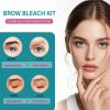 Brow Bleach Kit, Eyebrow Bleach, Brow Lightening Kit, Eyebrow Lightener, Brow Lightening, Gentle & Effective, Works for All Brow Types, Creates You a Lighter & Natural Brow Color, 5 Applications view 3