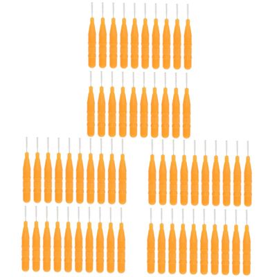 BIUDECO 60pcs -use Eyebrow and Interdental Brush Portable Makeup Tools for Lip Eye Brow Application Lightweight and Travel-friendly Cosmetic Brushes Covers