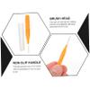 BIUDECO 60pcs -use Eyebrow and Interdental Brush Portable Makeup Tools for Lip Eye Brow Application Lightweight and Travel-friendly Cosmetic Brushes Covers view 4