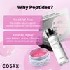 COSRX Pink Peptides Collagen Hydrogel Eye Patch for Puffy Eyes and Dark Circles, Under Eye Mask, 60 Under Eye Patches, Korean Skin Care - Stocking stuffers for women view 4