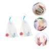 BIUDECO 4pcs Facial Foaming Nets for Soap Cleansing Bubble Making Bags Portable Exfoliating Pouches for Deep Cleansing for Home and Travel Use view 2
