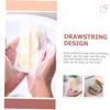 BIUDECO 4pcs Facial Foaming Nets for Soap Cleansing Bubble Making Bags Portable Exfoliating Pouches for Deep Cleansing for Home and Travel Use view 4