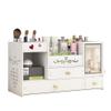 A1DFDFGOQSFG Cosmetic Simple Plastic Storage Box Finishing Cosmetic Compact Cassette Drawer Shelf Household Dresser Skincare Cosmetic Case White view 1