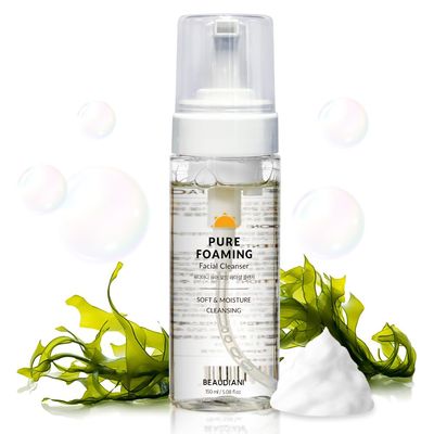 BEAUDIANI Pure Foaming Cleanser | Gentle Cica & Orange Oil Face Wash, Vegan Makeup Remover & Pore Care for Sensitive & All Skin Types