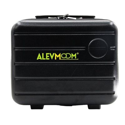 ALEVMOOM Portable Makeup Travel Case Hand Luggage 12 Inch, Pressure-proof ABS Carrying Makeup Case Suitcase, Small Hard Shell Cosmetic Case for Travel Camping Women Girl