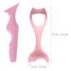 Baluue 2pcs Silicone Eyeliner Stencil Kit Eyeliner Wing Stencil for Eyes Eyeshadow Aid Tool Makeup Assistant view 2