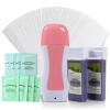 Roll on Wax Kit Hair Removal Wax Warmer Portable Wax Heater Kit for Hair Removal Depilatory Soft Wax Roller Kit for Women Men Home Waxing Machine Kit for Sensitive Skin view 1