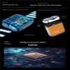 Beard Shaver Mini and Portable Suitcase Design, Shaver Mini and Portable Suitcase Design Double-Ring Magnetic Cutter, 2024 Men's Favorite Portable Mini Electrict Shaver,Grey view 4