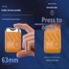 Beard Shaver Mini and Portable Suitcase Design, Shaver Mini and Portable Suitcase Design Double-Ring Magnetic Cutter, 2024 Men's Favorite Portable Mini Electrict Shaver,Orange view 3