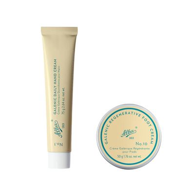 Alba1913 Galenic Hand and Foot Care Duo: Deep Hydration and Protection for Dry, Cracked Skin