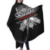 Custom Barber Cape Hairdresser Cape, Add Your Photo Text Logo Personalized Salon Cape for Men, Customized Hair Cutting Cape for Home Salon Barbershop view 2
