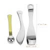 BIUDECO 3pcs Facial Spoon Skincare Spatula Spatula for Cosmetics for Eye Applicator Beauty Products view 2