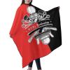 Custom Barber Cape Hairdresser Cape, Add Your Photo Text Logo Personalized Salon Cape for Men, Customized Hair Cutting Cape for Home Salon Barbershop view 2