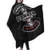 Custom Barber Cape - Add Your Photo, Text, Logo for Personalized Hairdresser Cape for Men - Customized Hair Cutting for Home Salon Barbershop view 2
