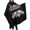 Custom Barber Cape Hairdresser Cape, Add Your Photo Text Logo Personalized Salon Cape for Men, Customized Hair Cutting Cape for Home Salon Barbershop view 2