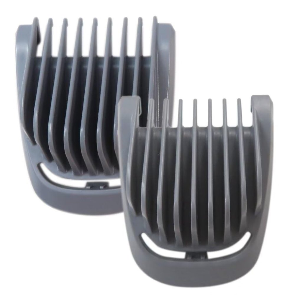 Beard Stubble Blade Guards for Philips Norelco Multigroom Trimmer - New Guide Comb Set for Models 3000, 5000, 7000, BT5511, MG3750, MG3760, MG5700, MG5750, MG5760, MG7750, MG7770, MG7790, MG7791