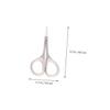 VINTORKY 3pcs Stainless Steel Eyebrow and Nose Hair Scissors Set Precision Trimmer for Men and Women for Grooming and Beauty Care view 2