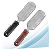 BIUDECO 2pcs Stainless Steel Foot Files Dead Skin Remover for Foot Care Exfoliator Pedicure Tool for Men Women Easy to Hold Convenient for Home view 3