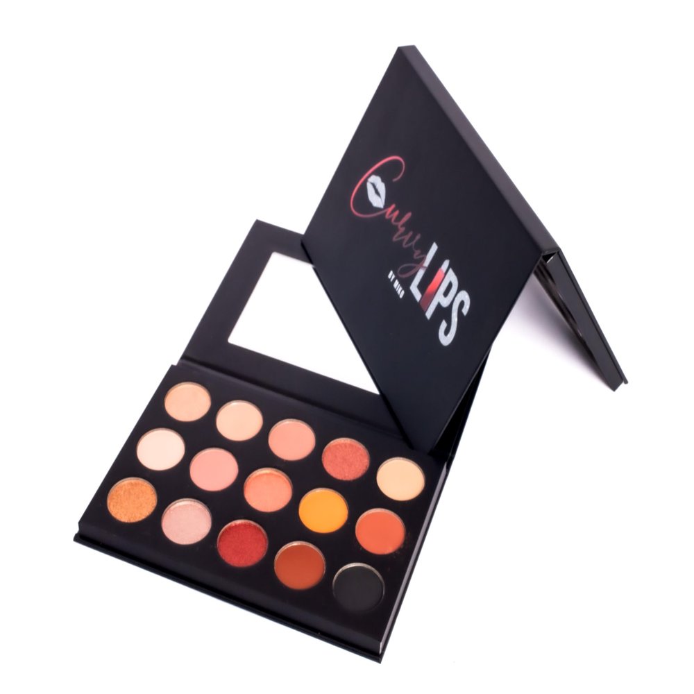CURVY LIPS BY MIKO In The Nude 15 Warm Eyeshadow Palette