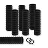 200PCS Hair Ties no Damage - Black Rubber Bands for Hair, Elastics Hair Bands for Thick & Curly Hair, Ponytail Holders(2cm Diameter) view 1