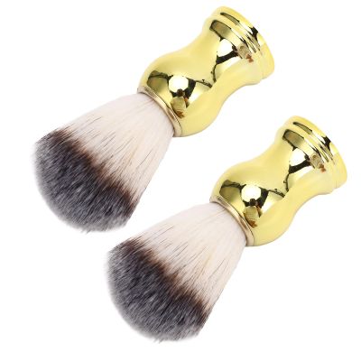 2pcs Shaving Brush Synthetic Hair Shaving Brushes Easy to Clean for Shaving Cream