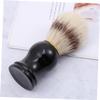 IWOWHERO 1pc Men's Shaving Brush Soft Boar Bristle Beard Brush for Daily Grooming Comfortable Handle Personal Care and Male Charm view 3