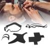 Beard Shaper ABS Accurate Multifunctional Beard Styling Tool Hairline Neckline Set (Black) view 3