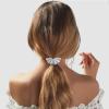 10PCS Metal Hair Ties Geometric Ponytail Hair Cuff Gold Silver Elastic Hair Ties Hair Cuff Wrap Glossy Ponytail Hair Cuffs Hair Accessories for Women view 3