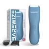 BAREWIZE Body Hair & Pubic Hair Trimmer for Men & Women, Painless Electric Body & Bikini Shaver | Waterproof, Type-C Rechargeable, LED Light, Replaceable Blade, Manscape Personal Groomer (Denim Blue) view 1