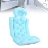 Full Body Bath Pillow Cushion Tub Support Relaxing Neck Headrest Bathroom Comfortable Soothing Experience (Light Blue) view 4