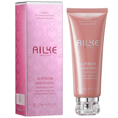 AILKE Smoothen, Regenerating Face Cleanser, Deeply Clean Stains, Oil Control, Pore Cleanser Won't Dry Out Skin, With Rich Foam Face Wash, for All Skin Types, 4.2 oz (Pack of 1)