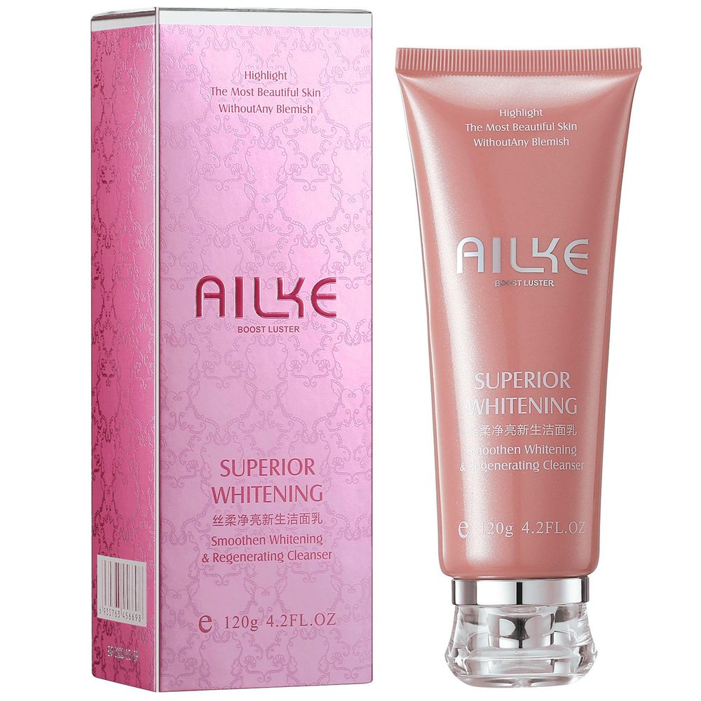 AILKE Smoothen, Regenerating Face Cleanser, Deeply Clean Stains, Oil Control, Pore Cleanser Won't Dry Out Skin, With Rich Foam Face Wash, for All Skin Types, 4.2 oz (Pack of 1)