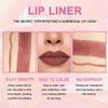 HHLTOH 2-in-1 Brown Lip Liner & Lipstick Set Kit for Women, Matte Lips Kit with Lip Liner Lip Stains Long Lasting Waterproof 24 Hour Lipstick and Lip Liners Combo Lipliners Pencil Set 11 view 3