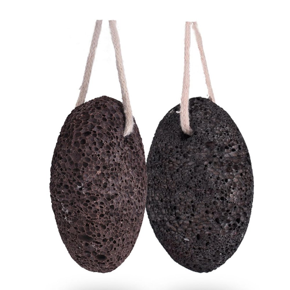 FOMIYES 2pcs Lava Stone Foot Washboard Natural Pumice Stone Callus Remover for Feet Hands Elbows and Heels