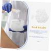 BIUDECO 1pack Practical Hard Wax Beads for Hair Removal Non-stick Formula for Skin for Home Salon Use Easy to Apply and Remove view 4