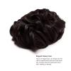kfzhenqi Messy Bun Hair Piece Short Curly Dish Hair Buns Extension Easy Stretch Hair Combs Clip in Ponytail Fluffy Synthetic Hairpieces Dark Blonde Brown Mixed view 4