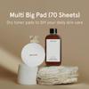 Multi Big Pads 70 PCS | Large Size Exfoliating Soft Lightweight Cotton Face Rounds | Daily Travel Size Refill No Lint Double Sided-2 view 4